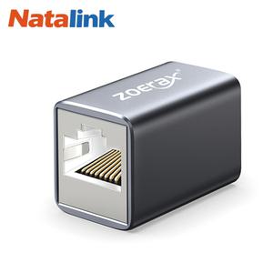 Natalink RJ45 차폐 커플러 이더넷 확장기 암-암CAT5 CAT6 CAT7 CAT8 케이블용