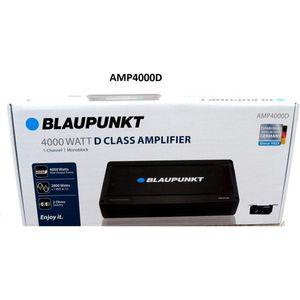 Blaupunkt AMP4000D 모노블록 클래스 D 앰프베이스 리모트 포함