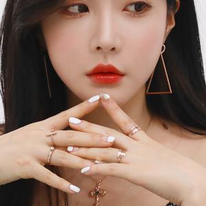 [헤스티아][핑크선물포장+쇼핑백] Marianna_1 Surgical Steel Ring  서지컬(써지컬) 반지