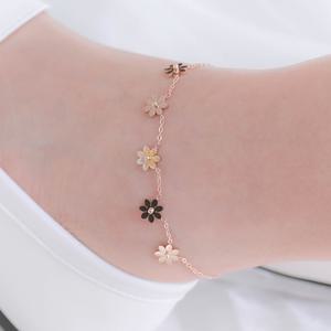 [핑크선물포장 쇼핑백] Giovanna Surgical Steel Ankle Bracelet / 서지컬(써지컬) 발찌