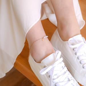 [핑크선물포장 쇼핑백] Alina Surgical Steel Ankle bracelet  / 서지컬(써지컬) 발찌