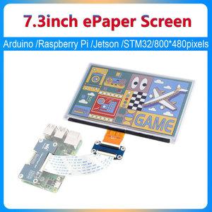 아두이노 라즈베리 파이 젯슨 STM32 스포트피어용 저전력 SPI 전자 잉크 디스플레이 7.3 인치 ePaper HATE