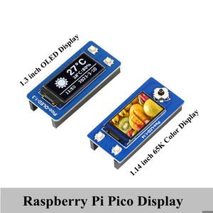 라즈베리 파이 피코 디스플레이 65K 컬러 1.14 인치 LCD 화면1.3 인치 OLED I2C 및 SPI 인터페이스 240x135