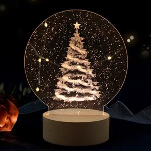 인테리어 아크릴 LED 탁상 (성탄트리) 무드등 조명