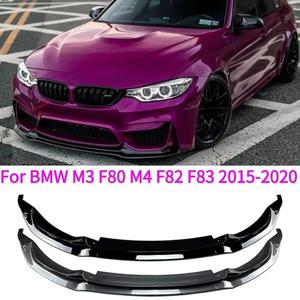 앞 범퍼 보호 립 스포일러 커버 키트 BMW M3 F80 M4 F82 F83 15-20 호