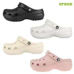 CROCS 클래식 플랫폼 클로그 206750 001 100 2Y2 6UR