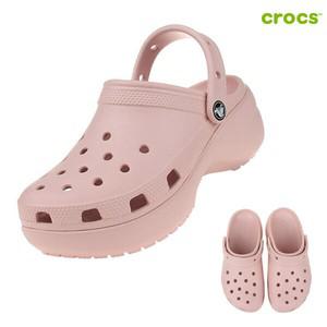 CROCS 매장판 클래식 플랫폼 클로그 우먼 206750-6UR