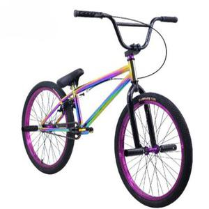 BMX 자전거 24인치 스턴트 연습용 비엠엑스 퍼플 바이크 묘기