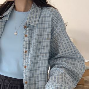 [코코블랑] 머스 팬던트 체크셔츠