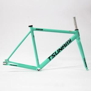 자전거 포크 프레임 기어 바퀴 사이클 MTB 경량 마운트 쇼바 쓰나미 SNM100 프레임 세트 700C 알루미늄 고