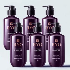 려 자양윤모 9ex 탈모전문케어 샴푸 400ml 6개(지성)