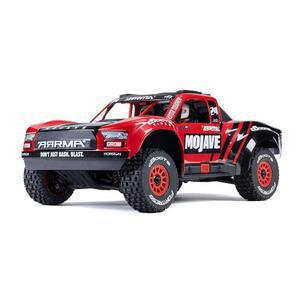 ARRMA RC 트럭 Mojave GROM 4x4 스 소형 사막 트럭 RTR 배터리 충전기 포함 레드/블랙 ARA2104T1