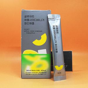 글루어트 애플사이다비니거 파인애플 15T 16mL x 15포 대량구매가능