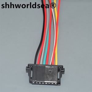 Shhworldsea 아우디 VW용 디스플레이 나침반 커넥터 실내 천장 조명 플러그 와이어 케이블 피그테일 BMW 3D
