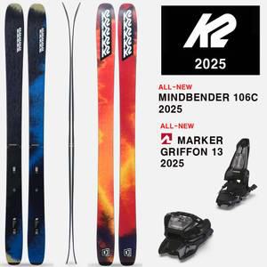 2425시즌 케이투 올마운틴 프리라이드 스키 K2 SKI MINDBENDER 106C+GRIFFON 13 BK