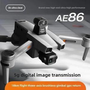 드론 용품 AE86 PRO MAX  드론 10KM 3축 짐벌 RC 쿼드콥터 8K FPV  카메라 GPS 장애워터 드론(LED 스크린