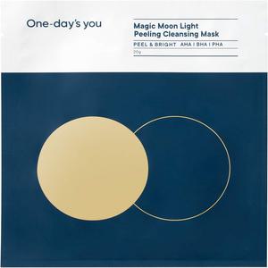 One-days you 매직 문 라이트 필링 클렌징 마스크 팩 20gx5장 각질 메이크업 떨어뜨림 케어 고마주 보습 일