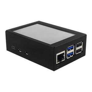 라즈베리 파이 5용 3.5인치 터치 스크린 480*320 LCD 디스플레이 옵션 금속 ABS 케이스 알루미늄 액티브 쿨
