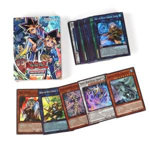 새로운 100Pcs 영어 YU GI OH 마스터 결투 경쟁 데크 트레이딩 카드 게임 Shiny Collection의 반복 홀로그