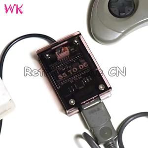 Saturn Gamepad to Dreamcast Converter 레트로 아케이드 게임 비디오 어댑터(200 메모리 카드 공간 포함)
