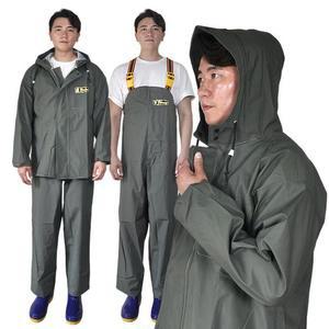 [라일리] Rly 해상용 멜빵 장마철 다회용 작업 우의 상하