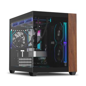 :마이크로닉스 WIZMAX 우드리안 PRO 컴퓨터 PC 케이스