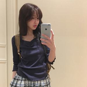 [메이비베이비] [Dearest] Riru Tee (미드나잇네이비)