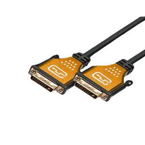 DVI-D 듀얼링크 24+1 최고급형 골드메탈 케이블 1.5M DVI듀얼케이블 DVI케이블