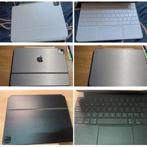 매직 키보드 2020 2021 Ipad Pro 11 12.9 10.9 인치 잔류 물 스티커 필름 용 안티 스크래치 방수 비닐 데칼 스킨 커버