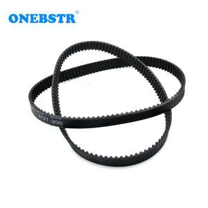 GT2 폐쇄 루프 타이밍 벨트 고무 2GT 6mm, 110 112 122 158 200 280 300 400 610 752 852 1524 mm 동기식 3