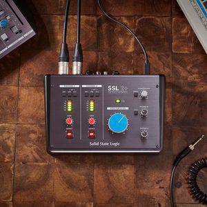솔리드 스테이트 로직 SSL2/SSL2+ MKII 사운드 카드 혼합 녹음 오디오 북