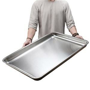 스테인레스 다라이 사각 양푼 30cm 60x40x2cm 직사각형 접시 베이킹 식당