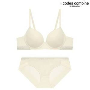[코데즈컴바인]노와이어 브라팬티세트 CEWBRBP162CRM 5008298