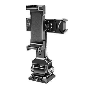텔레프롬프터 스탠드 360 회전 듀얼 폰 거치대 삼각대 마운트 1/4 Arca Swiss QR 클램프 dji 호환 RS2 RSC2