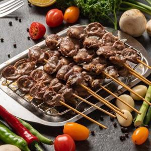 국내 염통 꼬치 250g x 1팩 (10꼬치 소스30gx2개)