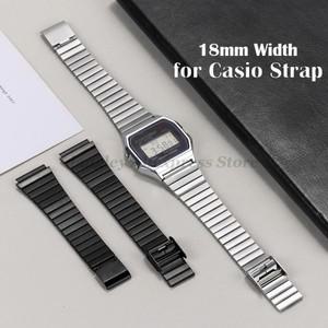 SGW400 F91W F84 F105/108/A158W/168 AE1200/1300 빈티지 스틸 손목 팔찌용 카시오 스테인레스 시계 밴드용