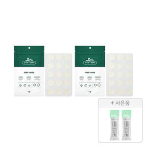 VT 시카 스팟 패치 48개입, 2개 + 증정(리들샷 100 스틱 파우치, 2개)