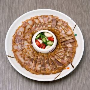 삼삼한 맛있는 옛날 돈편육250g(국산 돼지머리통편육)4팩+매콤소스