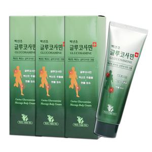 백년초 바르는 글루코사민 크림 150ml x 3개 //멘톨