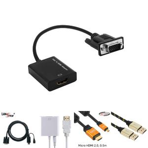 VGA RGV TO HDMI 변환 컨버터 젠더 모니터 RGB케이블/오디오광컨버터/RGBTOHDMI젠더/HDMITORCA
