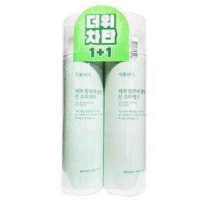 식물나라 제주알로에 쿨링 선 스프레이 100ml+100ml (1+1) 선크림 (AD)