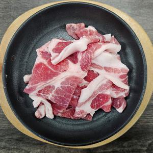 미트포크 미국산 수입 돼지 목전지 3mm 1kg  / 제육 불고기 제육볶음