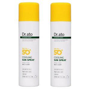 닥터 아토 쿨링 선 스프레이 150ml x 2 키즈 어린이 유아 아동 자외선차단제 선크림 선스틱 선로션 시원한