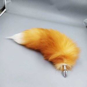 여우 꼬리 테일 38CM 코스프레 소품 분리 분장 너구리 40CM 플러그
