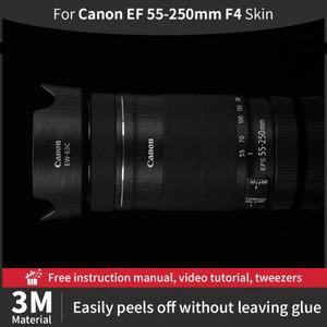 카메라 렌즈 스티커 보호 필름, 캐논 55 250mm 스킨, EF F4