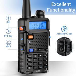 1/2 Baofeng M-5R 8W 5W 에어 밴드 워키 토키 무선 복사 주파수 장거리 VHF UHF UV-5R 휴대용 AM 햄 양방향