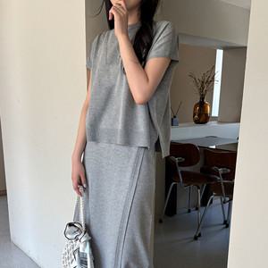 걸스데일리 / Muse12 그레이스 랩 스커트 세트
