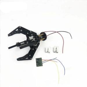 3D 인쇄 4 손가락 로봇 기계 팔 클램프 그리퍼 N20 모터 클립 드론 클로 DIY 키트에 대한 아크릴