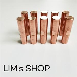 스폿용접기 스폿 용접기 팁 헤드 내마모성 크롬 지르코늄 구리 16x60mm 10 개