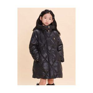 빈폴 키즈 빈폴 BEANPOLE KIDS 여아 덕다운 중경량 롱패딩 블랙 BI5138G915 BI5138G915 104503